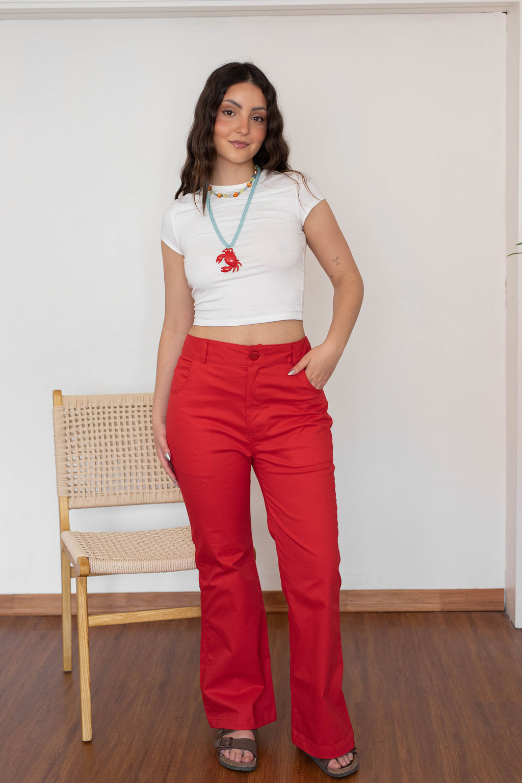 Pantalon Bari Rojo