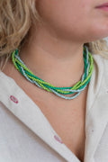 Collar Treccia Verde